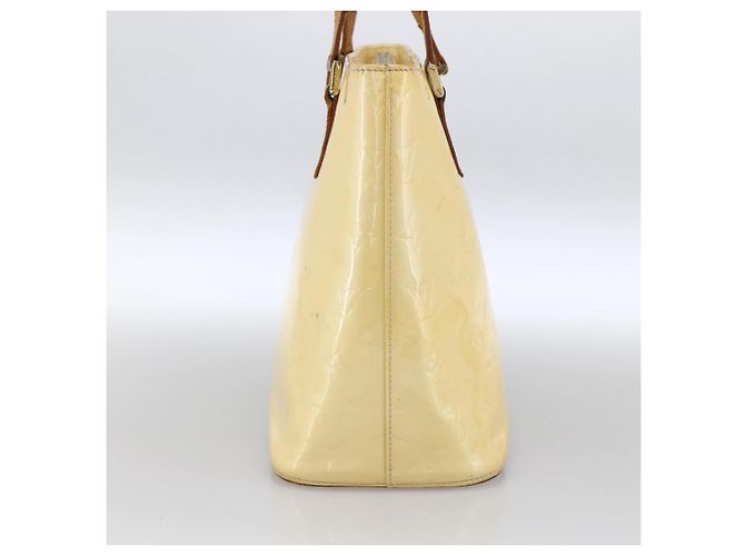 LOUIS VUITTON Monogram Vernis Houston Hand Bag Perle M91342 LV Auth 170050 - view 4
