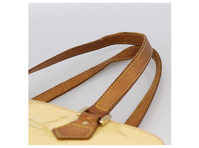 LOUIS VUITTON Monogram Vernis Houston Hand Bag Perle M91342 LV Auth 170050 - view 8