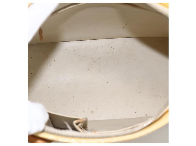 LOUIS VUITTON Monogram Vernis Houston Hand Bag Perle M91342 LV Auth 170050 - view 9