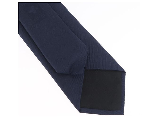 GUCCI Seidenkrawatte navy Auth 174148A Marineblau - Ansicht 11