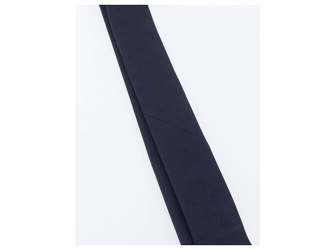 GUCCI Seidenkrawatte navy Auth 174148A Marineblau - Ansicht 15