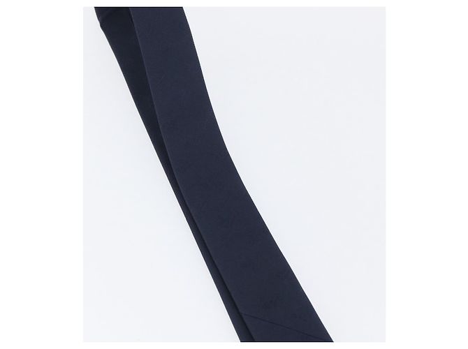 GUCCI Seidenkrawatte navy Auth 174148A Marineblau - Ansicht 16
