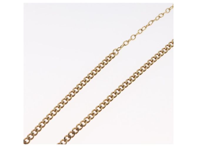Collana Christian Dior in metallo dorato Auth BA11475 - vista 13