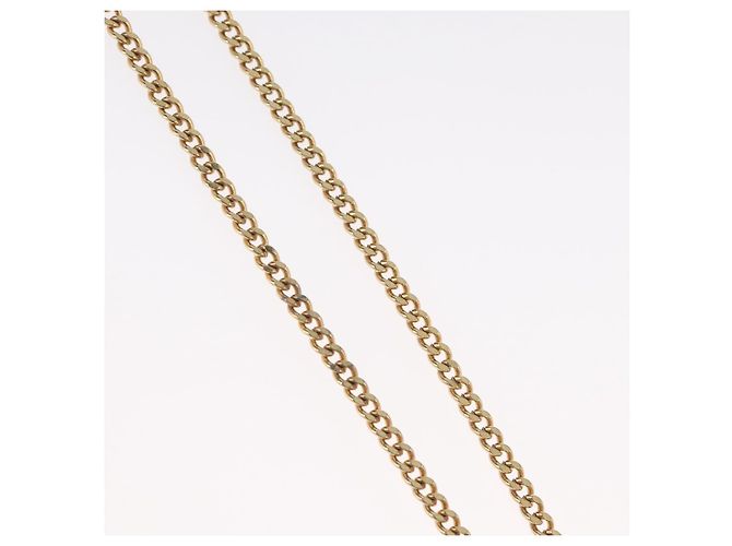 Collana Christian Dior in metallo dorato Auth BA11475 - vista 5