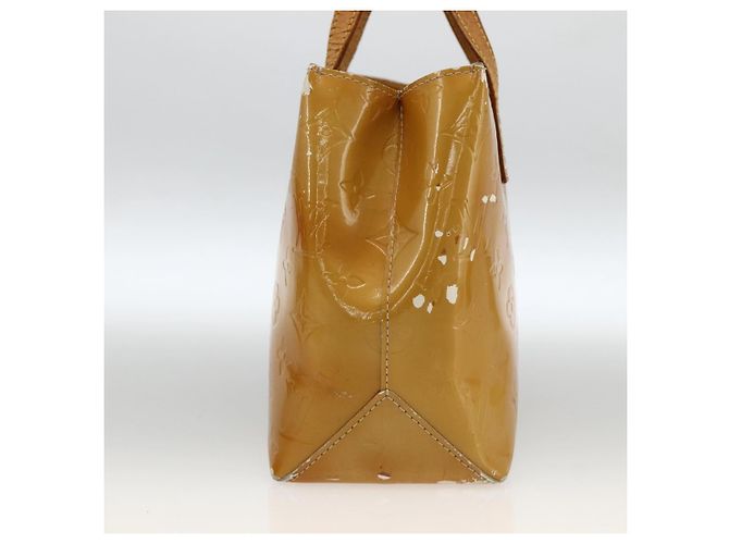 LOUIS VUITTON Monogram Vernis Reade PM Borsa a Mano Beige M91144 LV Auth ka3100 - vista 4