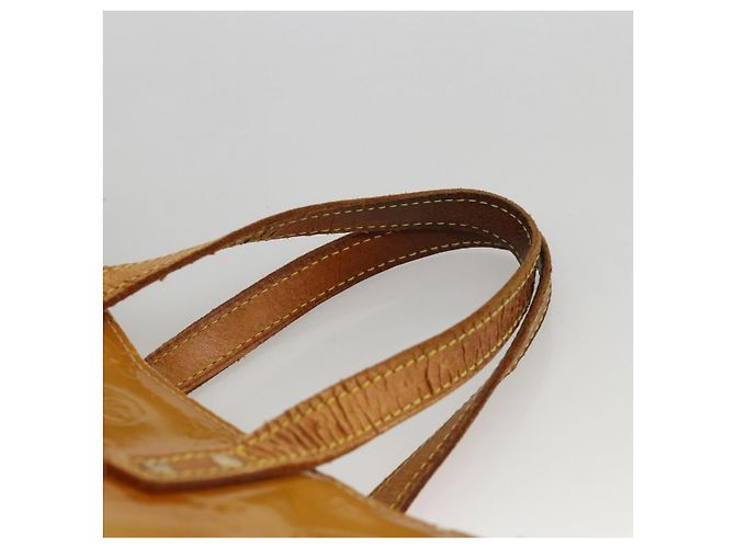 LOUIS VUITTON Monogram Vernis Reade PM Borsa a Mano Beige M91144 LV Auth ka3100 - vista 8