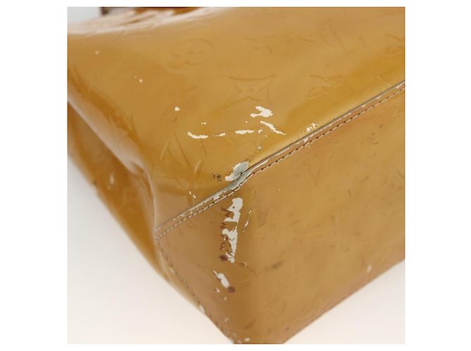 LOUIS VUITTON Monogram Vernis Reade PM Borsa a Mano Beige M91144 LV Auth ka3100 - vista 9