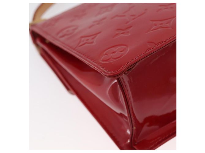 LOUIS VUITTON Borsa a Mano Spring Street Monogram Vernis Rossa M91135 LV Auth ARZ439 Rosso - vista 12