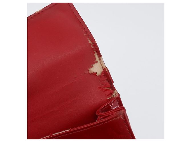 LOUIS VUITTON Borsa a Mano Spring Street Monogram Vernis Rossa M91135 LV Auth ARZ439 Rosso - vista 18
