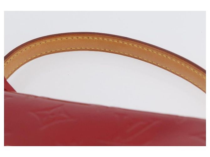 LOUIS VUITTON Borsa a Mano Spring Street Monogram Vernis Rossa M91135 LV Auth ARZ439 Rosso - vista 8