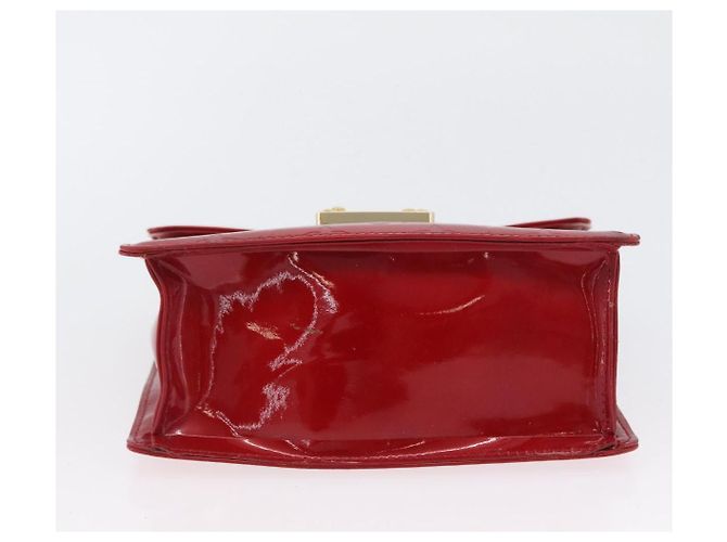LOUIS VUITTON Borsa a Mano Spring Street Monogram Vernis Rossa M91135 LV Auth ARZ439 Rosso - vista 9