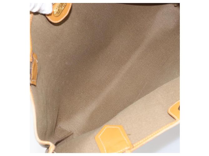 Gucci Borsa tote Micro GG Supreme in PVC beige e oro 002 098 0057 Auth ep13772 D'oro - view 16