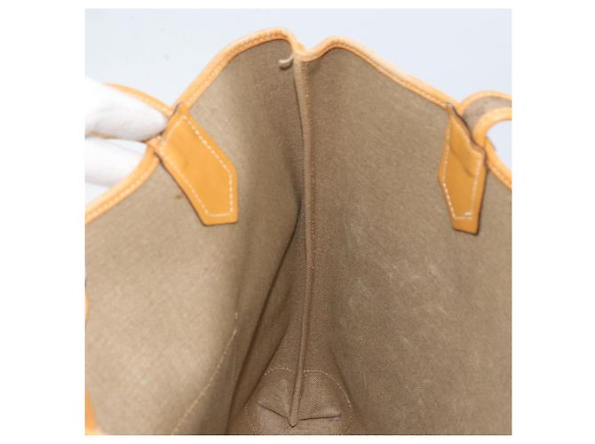 Gucci Borsa tote Micro GG Supreme in PVC beige e oro 002 098 0057 Auth ep13772 D'oro - view 18
