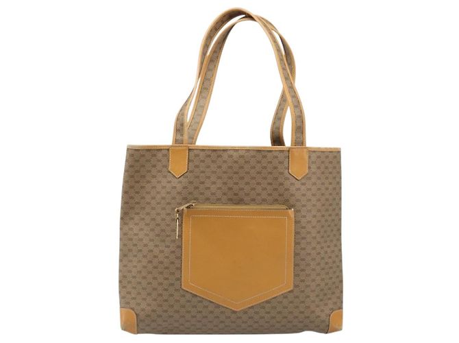 Gucci Borsa tote Micro GG Supreme in PVC beige e oro 002 098 0057 Auth ep13772 D'oro - view 2