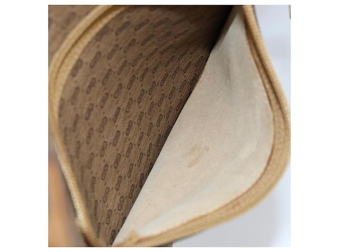 Gucci Borsa tote Micro GG Supreme in PVC beige e oro 002 098 0057 Auth ep13772 D'oro - view 20