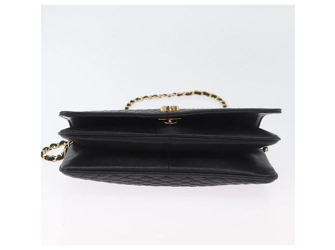 BALLY Borsa a Spalla a Catena Pelle Nera Oro Auth BSZ200 Nero D'oro - vista 9