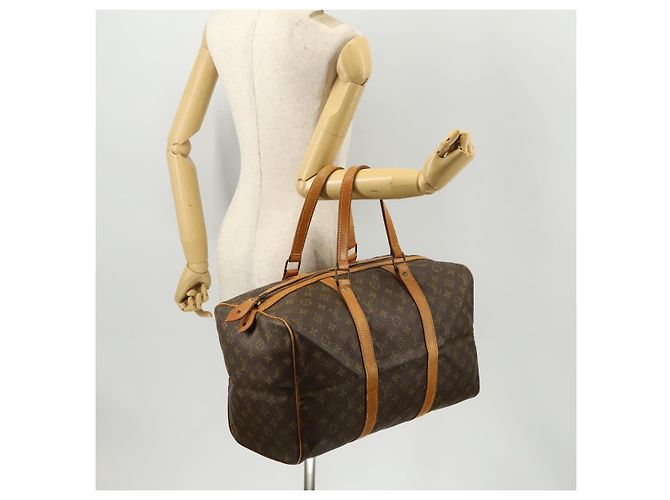 LOUIS VUITTON Borsa Boston Sac Souple 45 Monogram M41624 LV Auth BA10643 Monogramma - vista 21