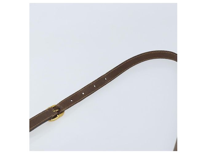 Bolsa Sherry Line GG Supreme Web da GUCCI em PVC bege e dourado 116 02 089 Auth BSZ082 - vista 8