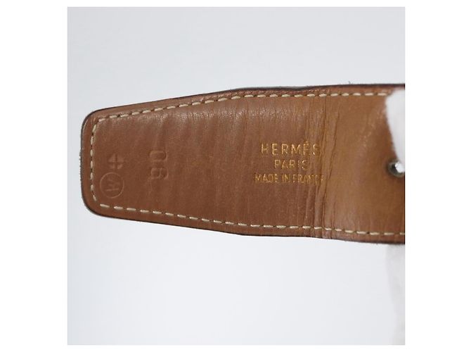 Hermès HERMES Constance Wende-Gürtel Leder 30,7"" Schwarz Auth BSZ096 - Ansicht 9