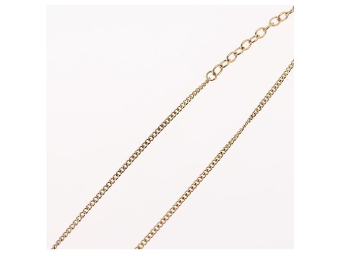 Collana Christian Dior metallo tono oro Auth BA11487 - vista 15