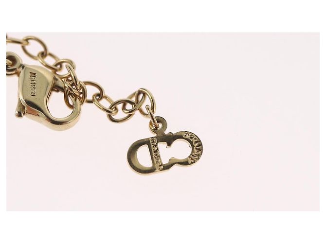 Collana Christian Dior metallo tono oro Auth BA11487 - vista 17