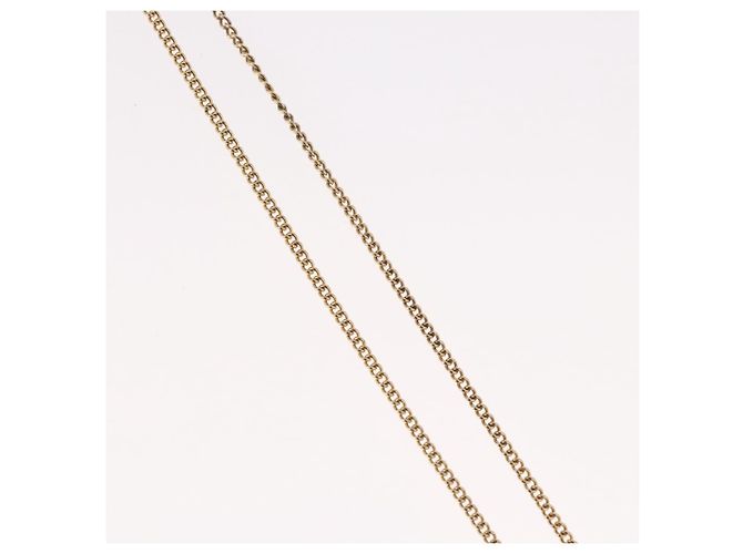 Collana Christian Dior metallo tono oro Auth BA11487 - vista 5