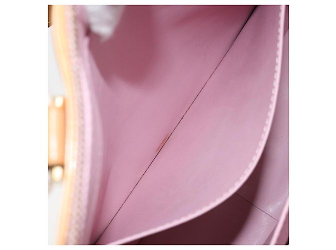 LOUIS VUITTON Borsa Columbus Monogram Vernis Rosa Marshmallow M91032 Auth ARZ126 - vista 20