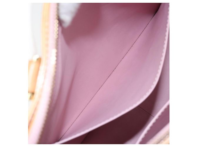 LOUIS VUITTON Borsa Columbus Monogram Vernis Rosa Marshmallow M91032 Auth ARZ126 - vista 21