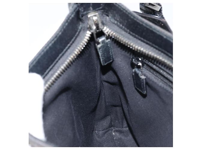 Bolsa de Ombro GG Canvas Gucci Preto Prata 122793 Auth bs34005 - vista 19
