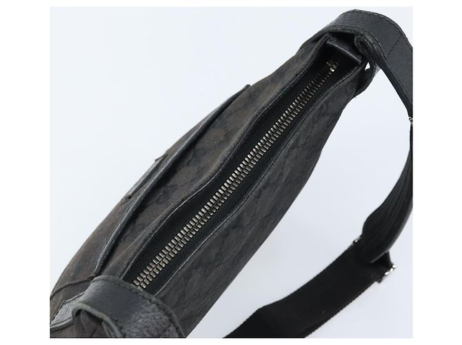 Bolsa de Ombro GG Canvas Gucci Preto Prata 122793 Auth bs34005 - vista 6