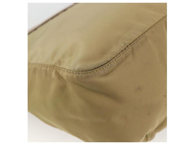 Borsa a Spalla PRADA Nylon Beige Argento Autentica ARZ282 - vista 14