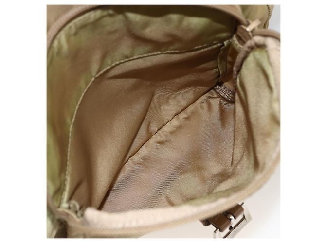Borsa a Spalla PRADA Nylon Beige Argento Autentica ARZ282 - vista 26