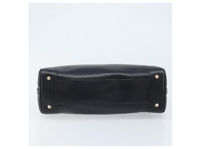 Gucci Borsa a mano in pelle nera e oro Auth BSZ350 Nero D'oro - vista 9