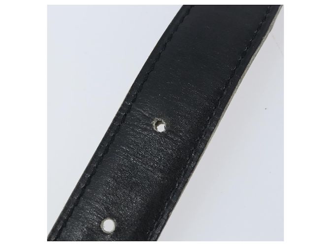 Hermès Cinturón reversible de cuero HERMES Constance Mini 29,1"" Negro Auth BSZ097 - vista 10