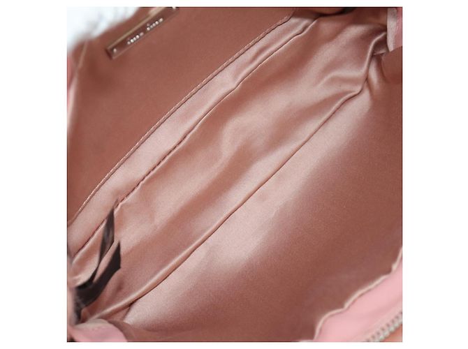 Miu Miu Chain Shoulder Bag fur Pink Silver Auth ARZ527M Silvery - view 18