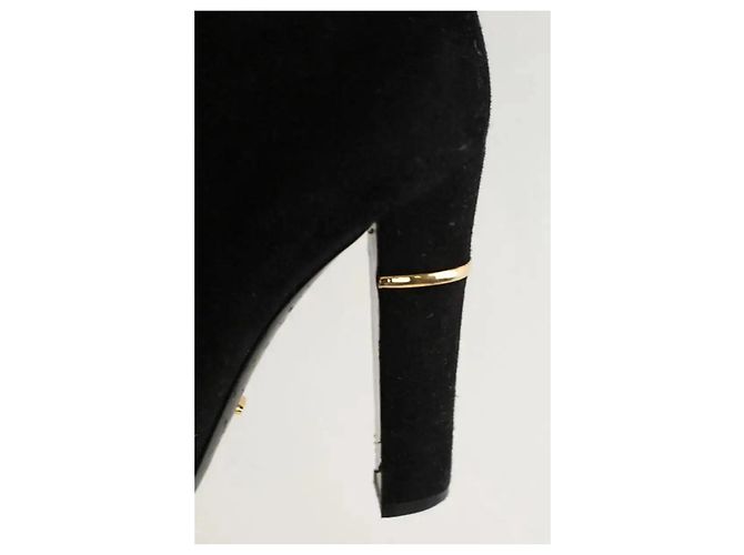 Sergio Rossi Botas de ante negras Negro - vista 4