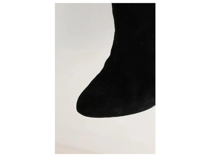Sergio Rossi Botas de ante negras Negro - vista 5