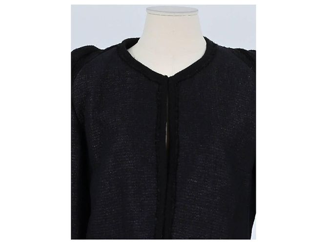 The Kooples Chaqueta de algodón negra Negro - vista 2