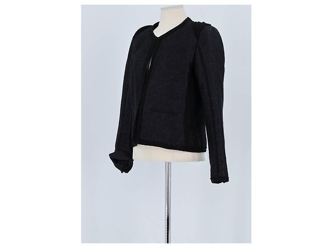 The Kooples Chaqueta de algodón negra Negro - vista 4