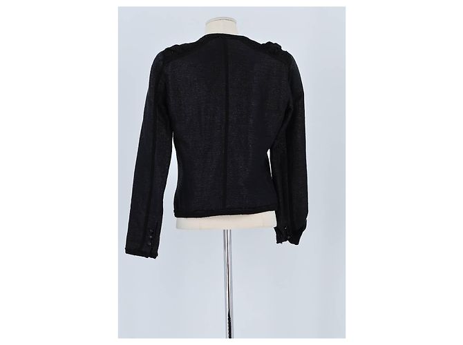 The Kooples Chaqueta de algodón negra Negro - vista 6