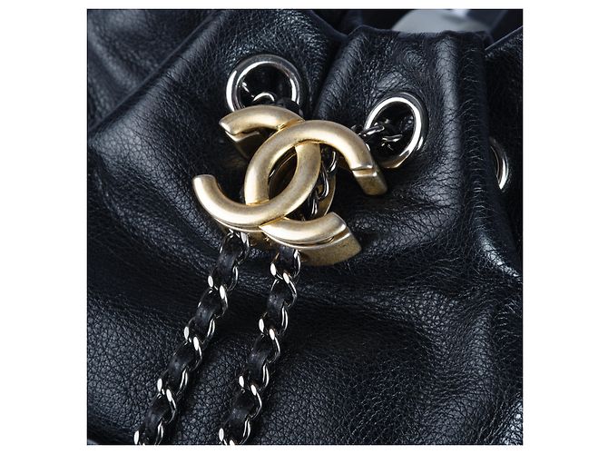 Chanel Kleine Gabrielle Bucket Bag - '20s Schwarz - Ansicht 6