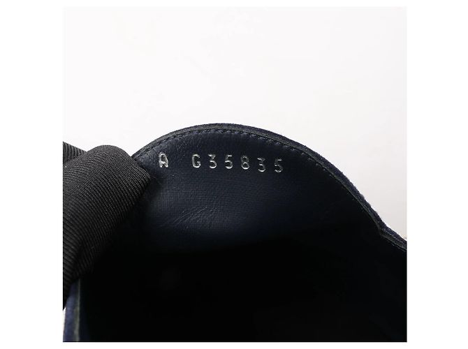 Mule in Camoscio e Tessuto con Stella di Strass Chanel in Blu Marino e Nero G35835, Taglia 41 EU Blu navy - vista 11