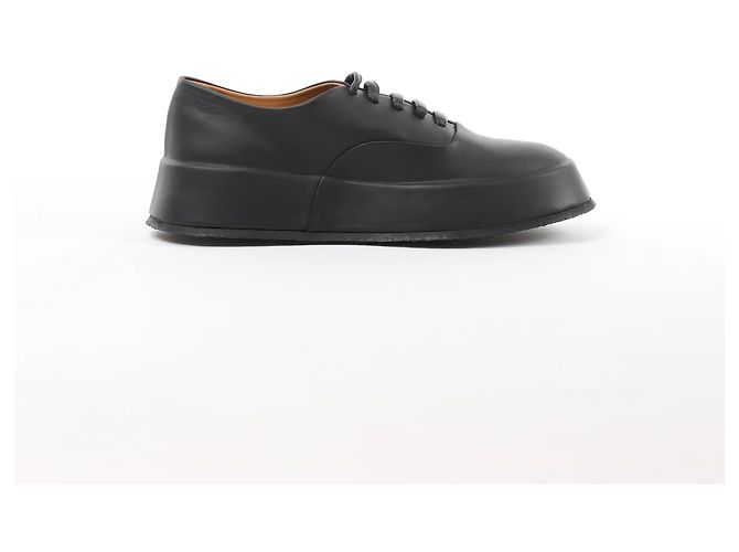 Jil Sander Leather Sneakers in Black, Size 37 EU - view 3