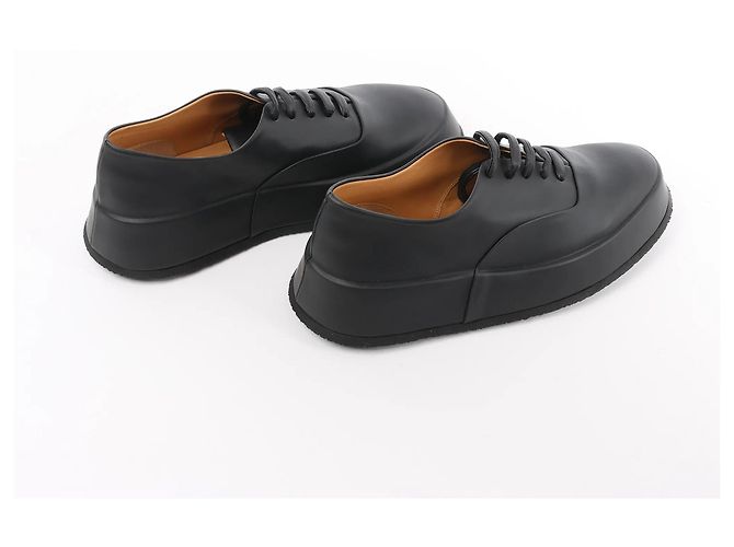 Jil Sander Leather Sneakers in Black, Size 37 EU - view 4