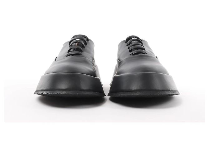 Jil Sander Leather Sneakers in Black, Size 37 EU - view 6