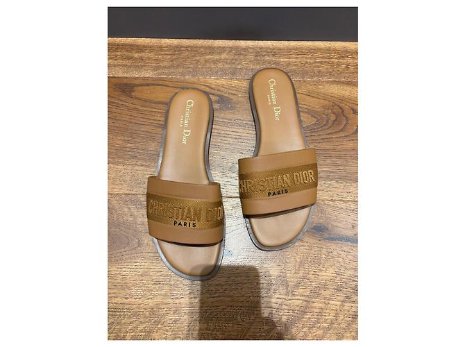 Sandali Dway di Christian Dior Marrone - vista 2