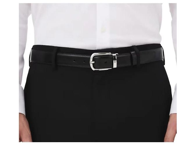 Montblanc WENDENDE HUFGURTLE 30 MM AUS LEDER Braun Schwarz - Ansicht 3