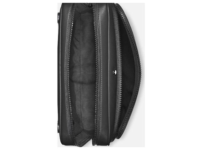 Sac messager en cuir Montblanc Extreme Noir - vue 4