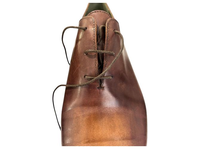 Scarpe Oxford Berluti Alessandro démesure pelle marrone - vista 10