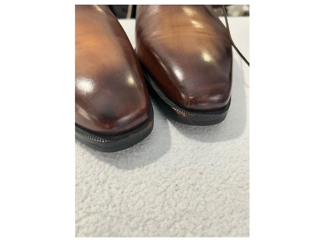 Scarpe Oxford Berluti Alessandro démesure pelle marrone - vista 8